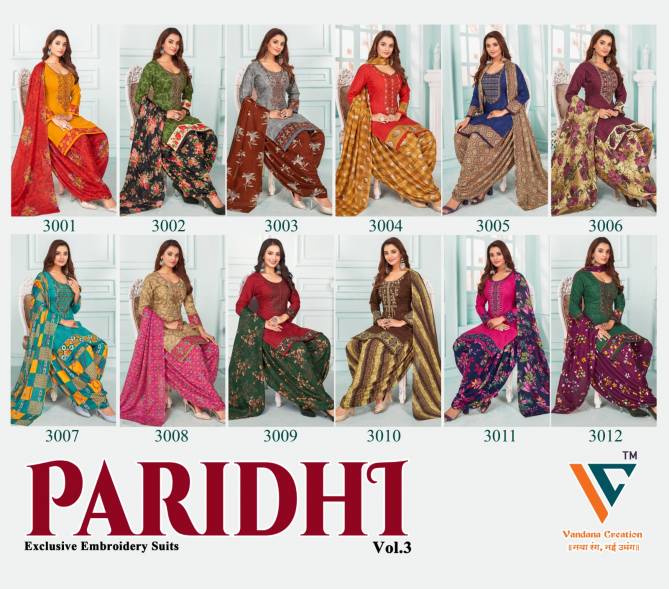 Paridhi Vol 3 By Vandana C Cotton Printed Dress Material Wholesale Price In Surat
